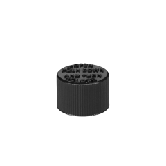 16mm Black Child Resistant Closure, Lug Finish