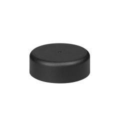 38mm Smooth Matte Black Child Resistant Closure with Foam Liner