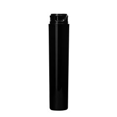 3.33in Black PS Child Resistant Vial, 16mm Lug Finish