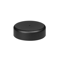 45mm Smooth Matte Black Child Resistant Closure with Foam Liner