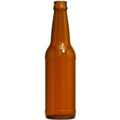 12oz Long Neck Non-Returnable Pry - Amber