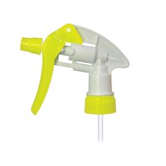 28-400 Yellow Chemical Trigger Sprayer with 9-inch Dip Tube and Adjustable Nozzle