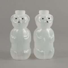 16 oz Natural LDPE Bear 38-400 Decorated (24 oz Honey) – B330