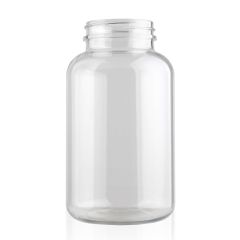 Clear PET Plastic Wide Mouth Round Packers