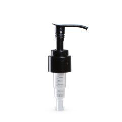 24-410 Black Smooth Skirt Saddle Lotion Pump with 137mm Dip Tube