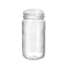 4oz Glass Jar, Round, 48-485 Spice Jar 12/ box