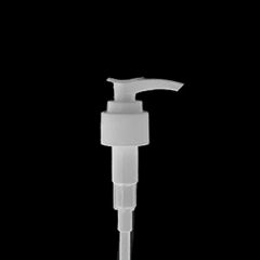 28-410 P/P White Lotion Pump Ribbed Head Style A, Output 2cc Dip Tube Length FBOG 8.625 inches 800/case