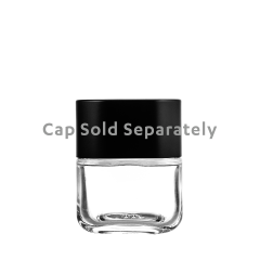 SoftSquare Jar  |  30 Dram  |  Clear