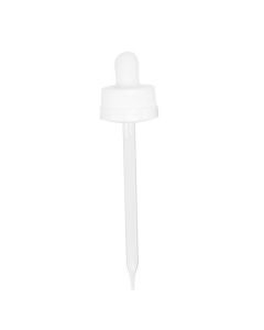 4 oz White Child Resistant Glass Dropper (22-400)