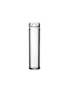 2.7in Clear, Child Resistant Vape Cartridge Vial