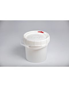 Life Latch New Generation 3.5gal Pail & Lid user-friendly screw-top pail that provides the ultimate protection for your products.  The patented breathable 