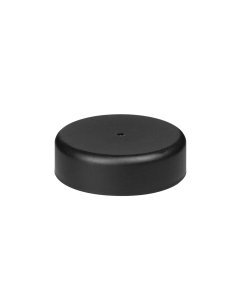 45mm Smooth Matte Black Child Resistant Closure with Foam Liner