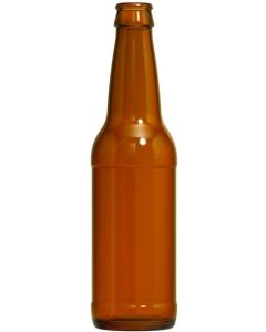 12oz Long Neck Non-Returnable Pry - Amber