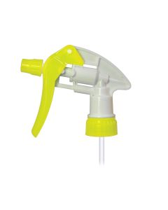 28-400 Yellow Chemical Trigger Sprayer with 9-inch Dip Tube and Adjustable Nozzle