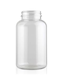 Clear PET Plastic Wide Mouth Round Packers