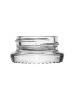 7ml 38mm Thick Wall Clear Glass Jar