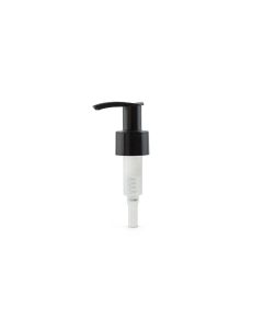 24-410 Black Smooth Skirt Lotion Pump with 190mm Dip Tube