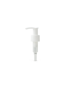 24-410 White Smooth Skirt Lotion Pump with 190mm Dip Tube