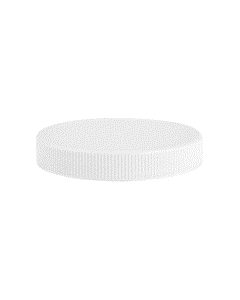 89-400 White Ribbed Lid