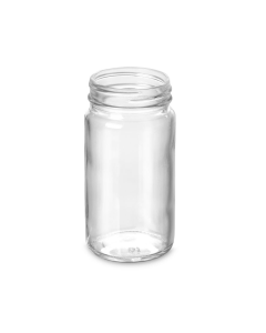 4oz Glass Jar, Round, 48-485 Spice Jar 12/ box