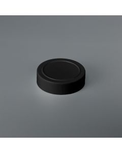 Spice Cap, Smooth Side, Smooth Top, Inner Ring, CT Closure, 63mm 485 Neck Finish, SI063, Black, PET.010 PL LAYER PACK