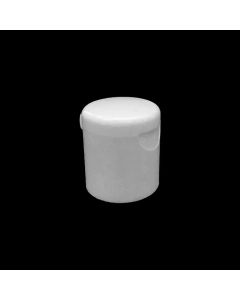 24-415 P/P White  Smooth Flip Top Closure 3000/case