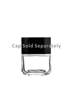 SoftSquare Jar  |  30 Dram  |  Clear