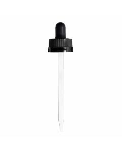 4 oz Black Child Resistant Glass Dropper (22-400)